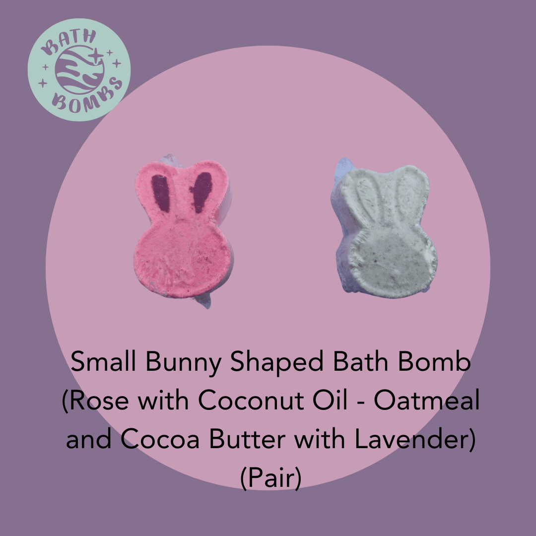 Pair of Bunny Shaped Bath bombs